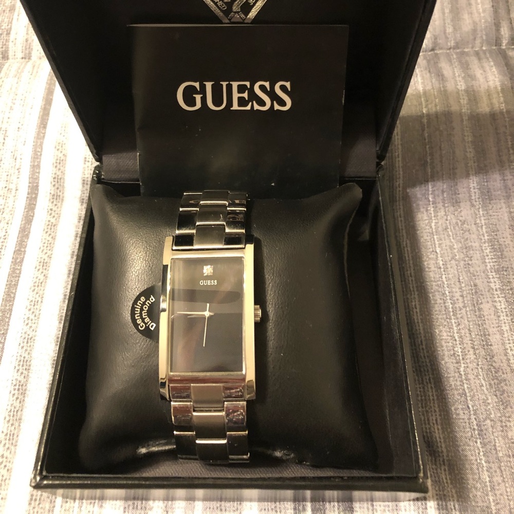 A new men Guess watch.